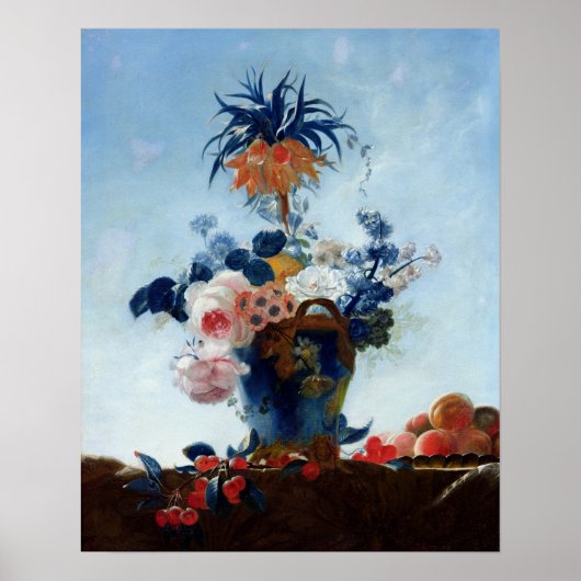 Vaas met Bloemen Poster (Voorkant)