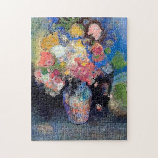 Vaas met bloemen, Redon Legpuzzel (Verticaal)