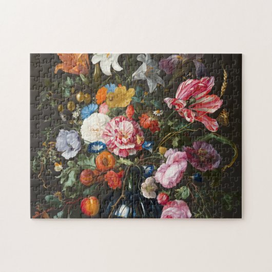 Vaas met bloemen. Schepper Jan Davidsz de Heem. Legpuzzel (Horizontaal)