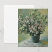 Vaas met bloemen van Claude Monet (Voorkant / Achterkant)