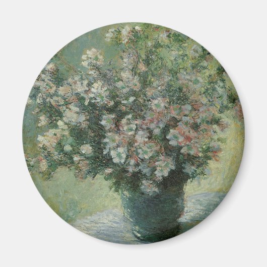 Vaas met bloemen van Claude Monet Magneet (Voorkant)