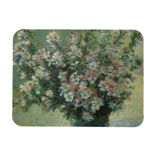 Vaas met bloemen van Claude Monet Magneet (Horizontaal)