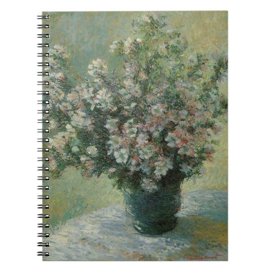 Vaas met bloemen van Claude Monet Notitieboek (Voorkant)