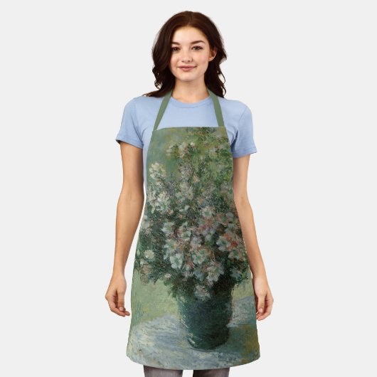 Vaas met bloemen van Claude Monet Schort (Gedragen)