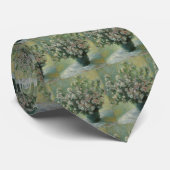 Vaas met bloemen van Claude Monet Stropdas (Opgerold)