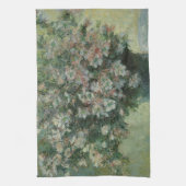 Vaas met bloemen van Claude Monet Theedoek (Verticaal)