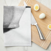 Vaas met bol theedoek (Quarter Fold)
