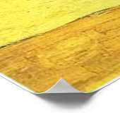 Vaas met bruinvissen tegen gele achtergrond poster (Hoek)