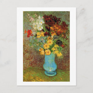 Vaas met Daisies & Anemones Van Gogh Fine Art Briefkaart