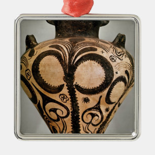 Vaas met florale decoratie uit Mycenae
