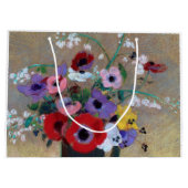 Vaas met Gemengde Bloemen, Redon Groot Cadeauzakje (Achterkant)