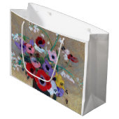 Vaas met Gemengde Bloemen, Redon Groot Cadeauzakje (Voorkant Gekanteld)