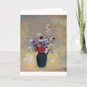 Vaas met Gemengde Bloemen, Redon Kaart