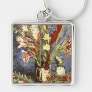 Vaas met gladiolen 1886, Vincent van Gogh Sleutelhanger