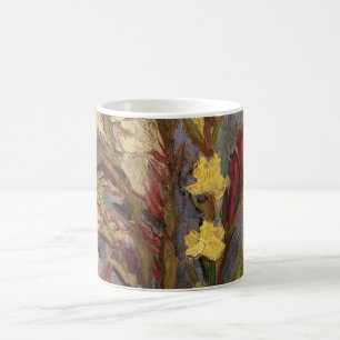Vaas met gladiolen van Vincent van Gogh Koffiemok