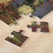 Vaas met gladiolen van Vincent van Gogh Legpuzzel (Zijkant)
