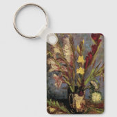 Vaas met gladiolen van Vincent van Gogh Sleutelhanger (Voorkant)