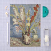 Vaas met gladiolen van Vincent Van Gogh Tissuepapier (Craft)