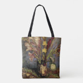 Vaas met gladiolen van Vincent van Gogh Tote Bag (Achterkant)