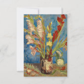 Vaas met Gladioli en Chinese Asters van Gogh Bedankkaart (Voorkant)
