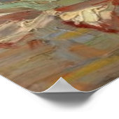 Vaas met Gladioli en Chinese Asters van Gogh Poster (Hoek)