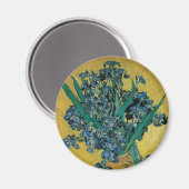 Vaas met irissen door Vincent van Gogh, Vintage Ku Magneet (Voorkant / Achterkant)