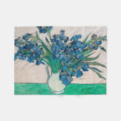 Vaas met irissen, Van Gogh Fleece Deken (Voorkant (Horizontaal))