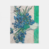 Vaas met irissen, Van Gogh Fleece Deken (Voorkant)