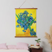 Vaas met irissen, Van Gogh Hangend Wandkleed (Slaapkamer)