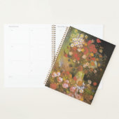 Vaas met korenbloemen & klaprozen, pioenen & chrys planner (Display)