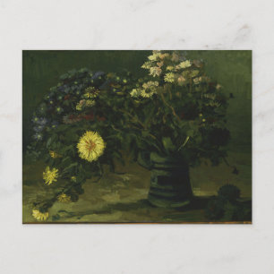 Vaas met madeliefjes van Vincent Van Gogh Briefkaart