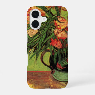 Vaas met Oleanders en Boeken van Vincent van Gogh iPhone 16 Hoesje