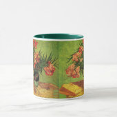 Vaas met oleanders en boeken van Vincent van Gogh Mok (Midden)