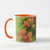 Vaas met oleanders en boeken van Vincent van Gogh Mok (Links)