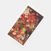 Vaas met papavers, cornbloemen, pinda's... Papier Servet (Hoek)