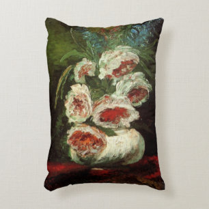 Vaas met Pioenrozen door Vincent van Gogh Accent Kussen