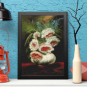 Vaas met Pioenrozen door Vincent van Gogh Poster