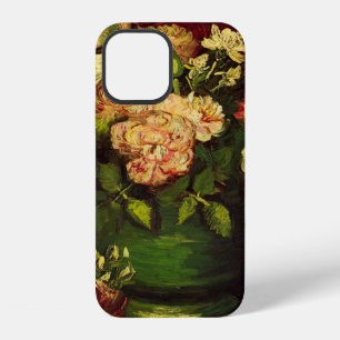 Vaas met Pioenrozen en Rozen door Vincent van Gogh iPhone 12 Hoesje