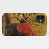 Vaas met rode en witte anjers Case-Mate iPhone case (Achterkant (horizontaal))