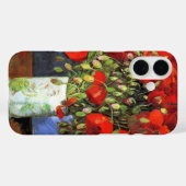 Vaas met rode klaprozen schilderij van Van Gogh Case-Mate iPhone Case (Achterkant (horizontaal))
