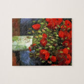 Vaas met rode klaprozen Vincent van Gogh Legpuzzel (Horizontaal)