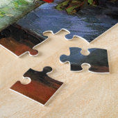 Vaas met rode klaprozen Vincent van Gogh Legpuzzel (Zijkant)