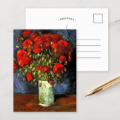 Vaas met rode papavers | Vincent Van Gogh Briefkaart