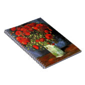 Vaas met rode papavers | Vincent van Gogh Notitieboek (Rechterzijde)