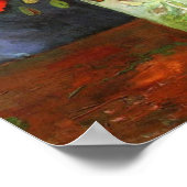 Vaas met rode papavers | Vincent Van Gogh Poster (Hoek)