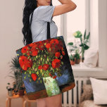 Vaas met rode papavers | Vincent Van Gogh Tote Bag<br><div class="desc">Vase met Rode Poppies door de Nederlandse kunstenaar Vincent Van Gogh. Origineel kunstschilderij is een olie op doek die een stilstaand leven van heldere rode bloemen weergeeft. Gebruik de ontwerphulpmiddelen om douanetekst toe te voegen of het afbeelding te personaliseren.</div>