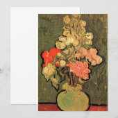 Vaas met Rose Mallows door Vincent van Gogh (Voorkant / Achterkant)