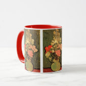 Vaas met Rose Mallows door Vincent van Gogh Mok (Voorkant links)