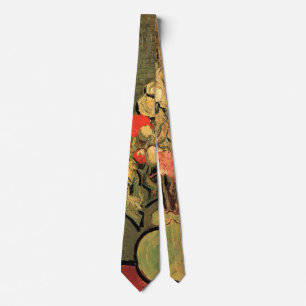 Vaas met Rose Mallows door Vincent van Gogh Stropdas