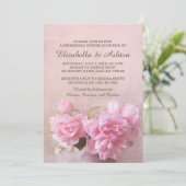 Vaas met roze rozen | Romantisch repetitiediner Kaart (Staand voorkant)